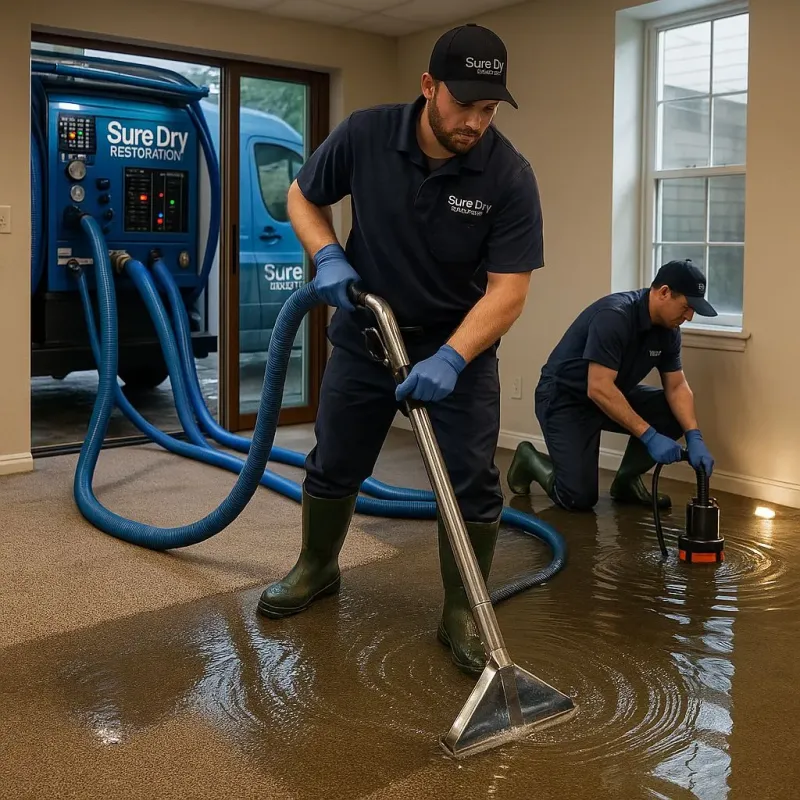 Water Extraction and Removal process in Lake Forest, FL